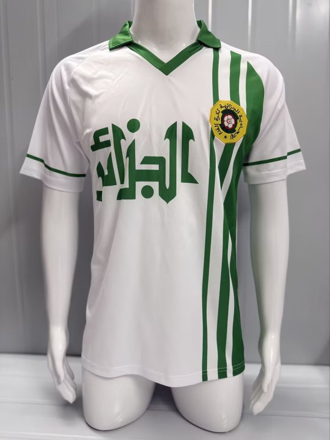 1986 Algeria Home Retro Soccer Jersey