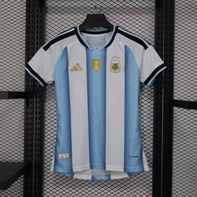 2026 World Cup Argentina Home Women Player Version Soccer Jersey (女)