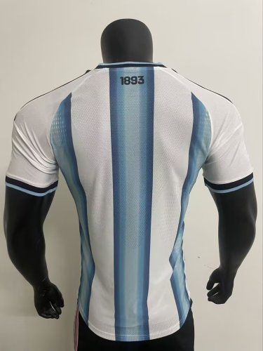 2026 World Cup Argentina Home Player Version Soccer Jersey