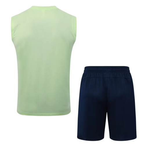 25-26 Man City High Quality Tank Top And Shorts Suit