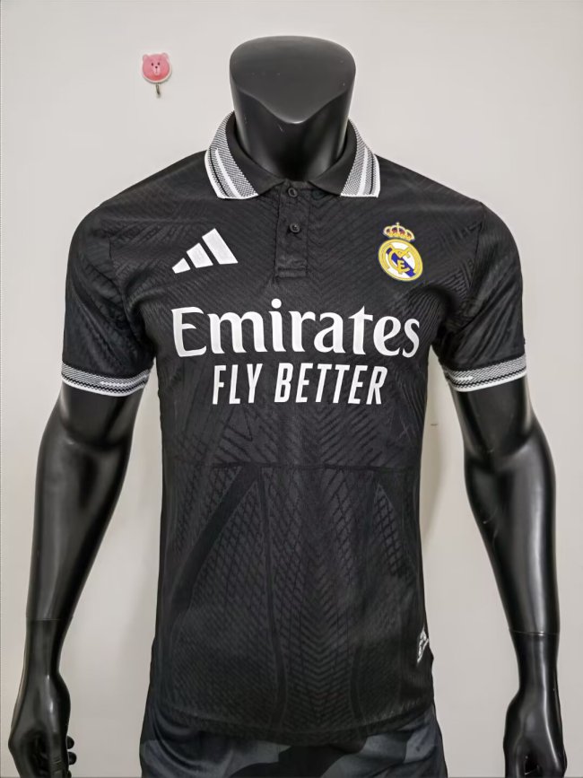 25-26 RMA Black Special Edition Player Version Training Shirts