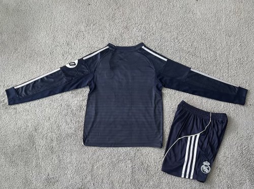 25-26 RMA Away Long Sleeve Kids Soccer Jersey (长袖)
