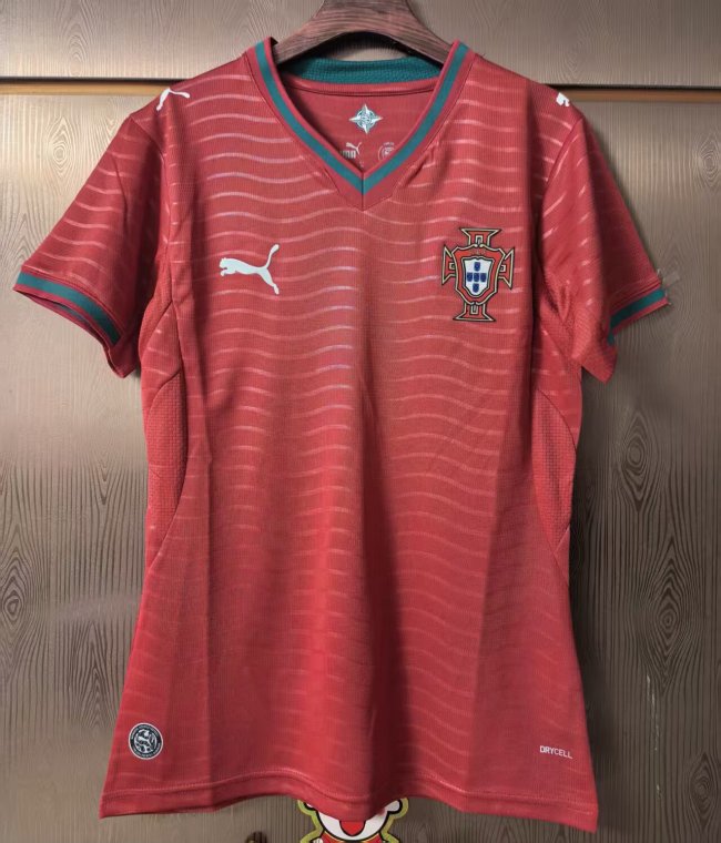2026 Portugal Home Women Fans Soccer Jersey(女)