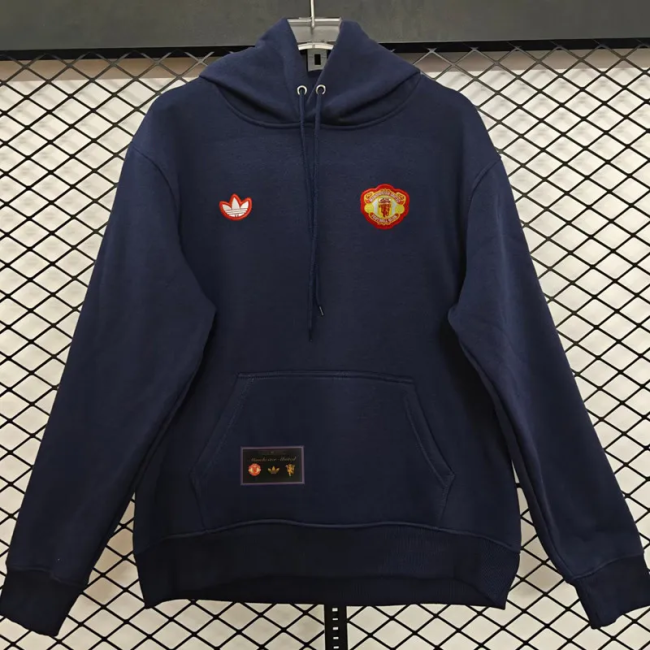 25-26 Man Utd Royal blue Hoody 宝蓝色(加绒)