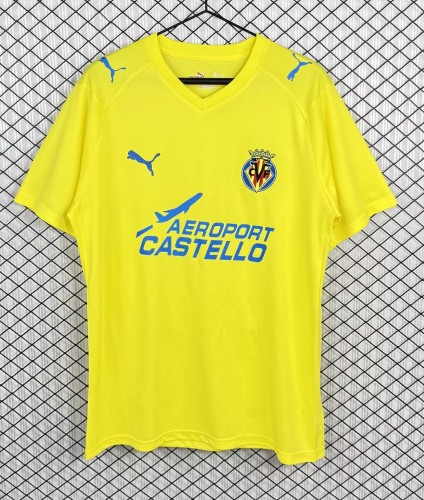 2008-2009 Villarreal Home Retro Soccer Jersey