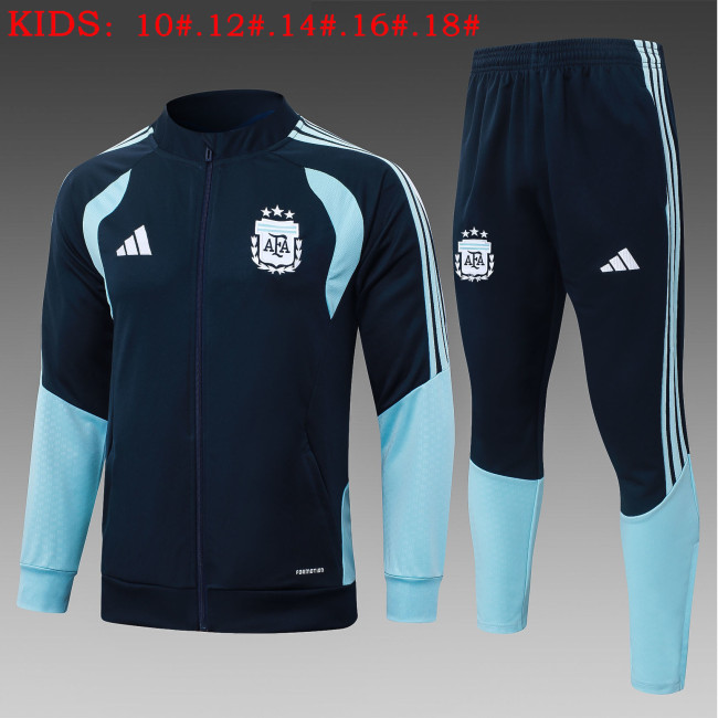 26-27 Argentina High Quality Kids Jacket Tracksuit