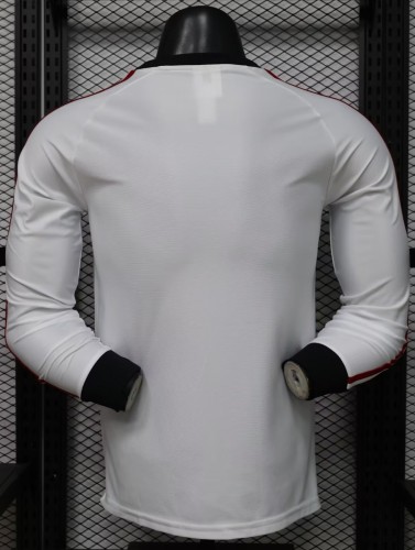 25-26 LIV White Special Edition Long Sleeve Player Version Soccer Jersey*长袖球员