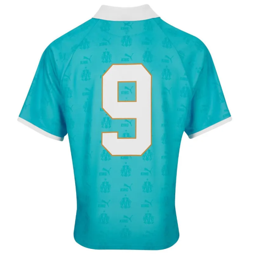 25-26 Marseille King Series #9 Blue Fans Soccer Jersey