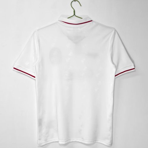 1996-1997 LIV Away Retro White Soccer Jersey