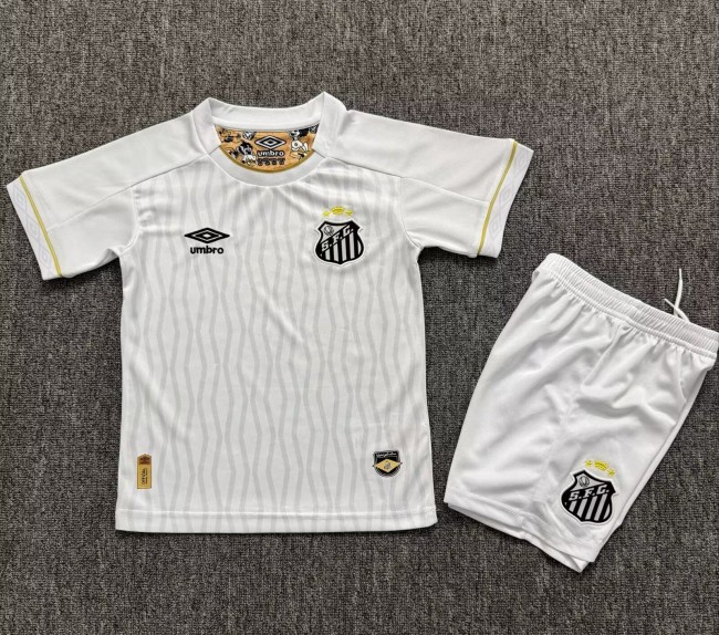 26-27 Santos FC Home Kids Soccer Jersey