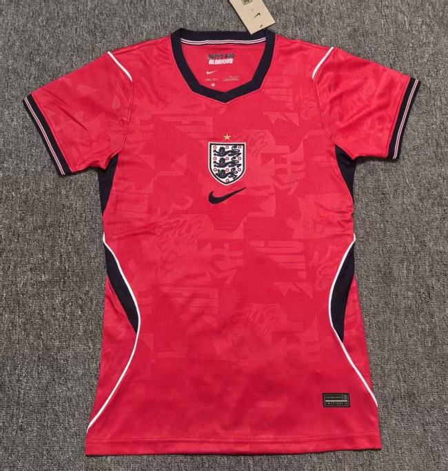 2026 World Cup England Away Women Fans Soccer Jersey (女)