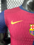 24-25 BAR Home Player Version Soccer Jersey