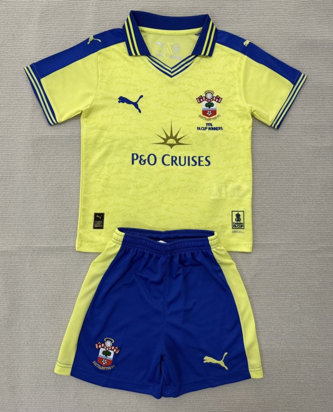 25-26 Southampton 50th Anniversary Commemorative Edition Kids Soccer Jersey