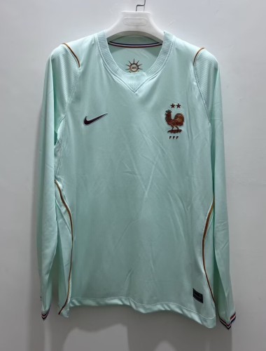 2026 World Cup France Away Long sleeves Fans Soccer Jersey (长袖)
