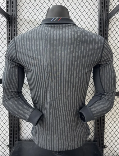 25-26 PSG Fourth Long Sleeve Player Version Soccer Jersey*长袖球员