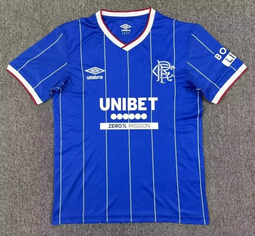 26-27 Rangers Home Leaked Edition Fans Soccer Jersey