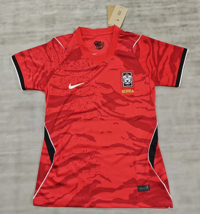 2026 Korea Home Women Fans Soccer Jersey(女)