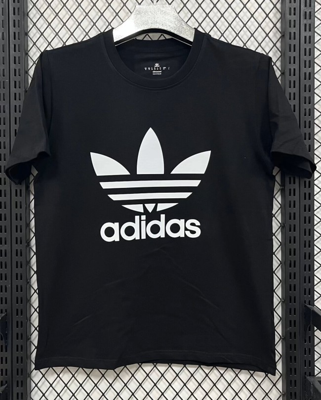 2026 AD Black High Quality Pure Cotton Casual T-Shirt