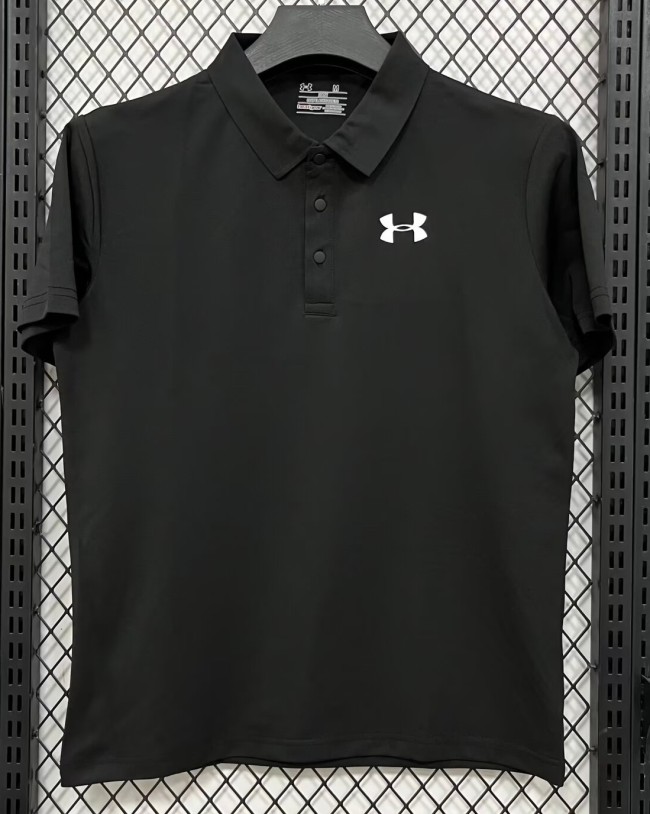 2026 UA Black High Quality Polo Short Sleeve