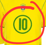 2004-2006 Brazil Home Retro Fans Soccer Jersey