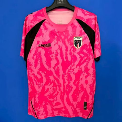 2026 Cape Verde Pink GoalKeeper Fans Soccer Jersey