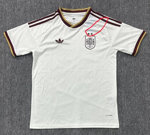2026 World Cup Spain Away Fans Soccer Jersey (With 2 Star)*两颗星