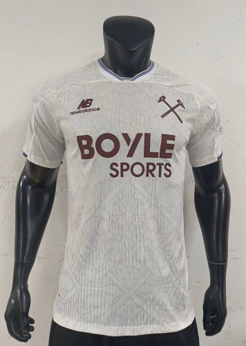26-27 West Ham Away Player Version Soccer Jersey