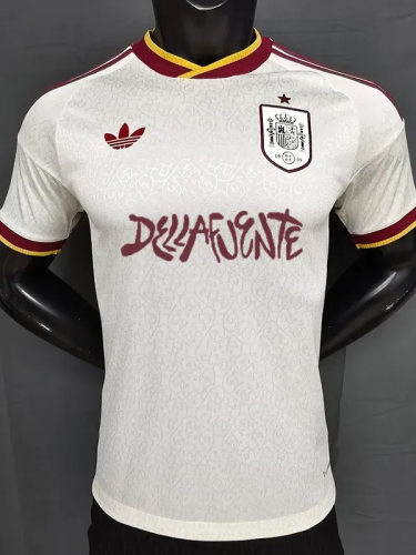 2026 World Cup Spain Away X-Dellafuente Player Version Soccer Jersey
