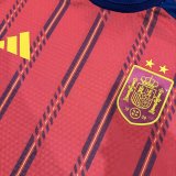 2026 World Cup Spain Home Print CAMPEONES #26 Player Version Soccer Jersey (With 2 Star)*两颗星