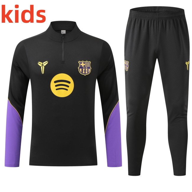26-27 BAR High Quality Kids Half Pull Tracksuit