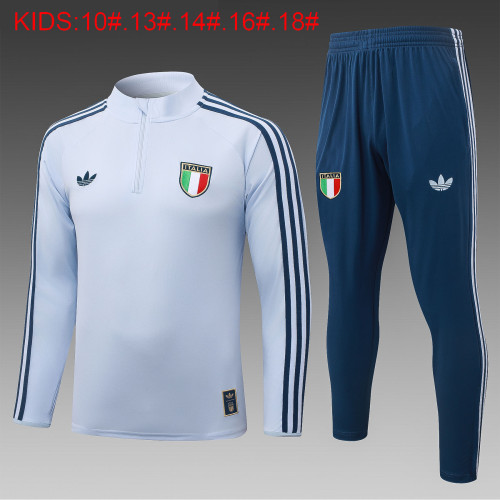 26-27 Italy High Quality Kids Half Pull Tracksuit