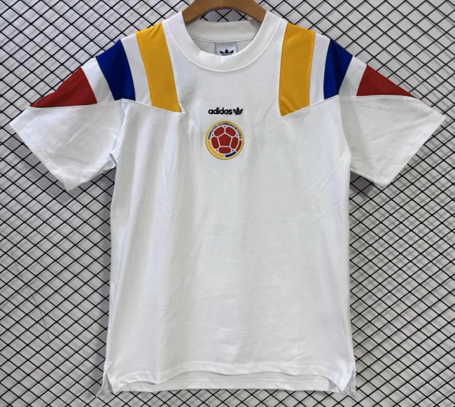 26-27 Colombia White Cotton T-shirt