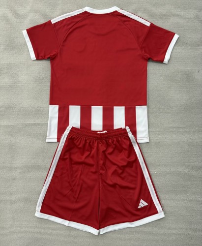 26-27 Olympiacos Home Kids Soccer Jersey