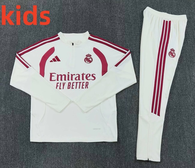 26-27 RMA High Quality Kids Half Pull Tracksuit