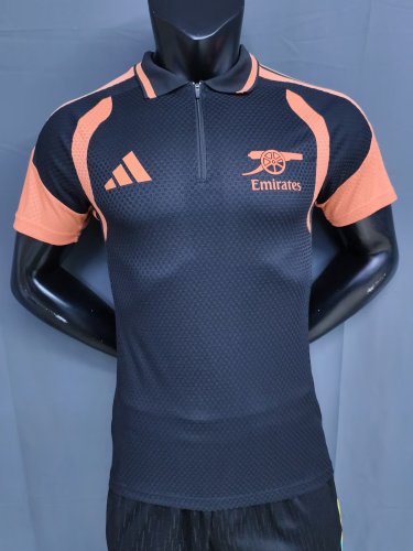 26-27 ARS Black Player Version Half Pull Training shirts