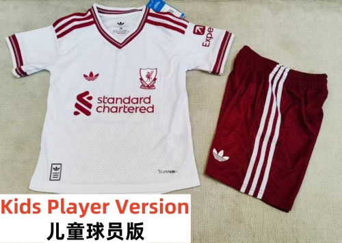 26-27 LIV Away Kids Player Version Soccer Jersey (球员童装)