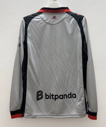 26-27 ACM Gray Long Sleeve Fans Soccer Jersey (长袖)
