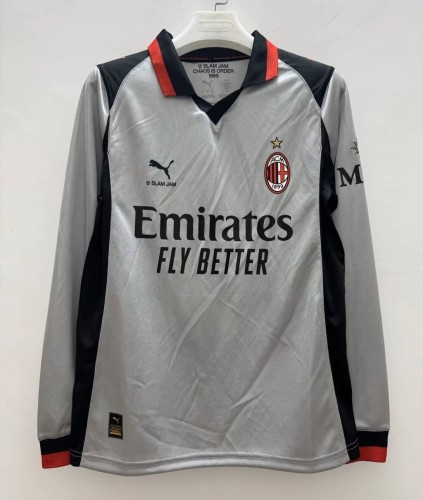 26-27 ACM Gray Long Sleeve Fans Soccer Jersey (长袖)