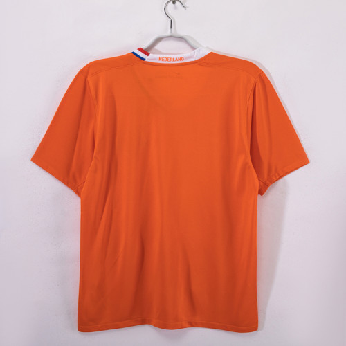 2008 NetherIands Home Retro Soccer Jersey