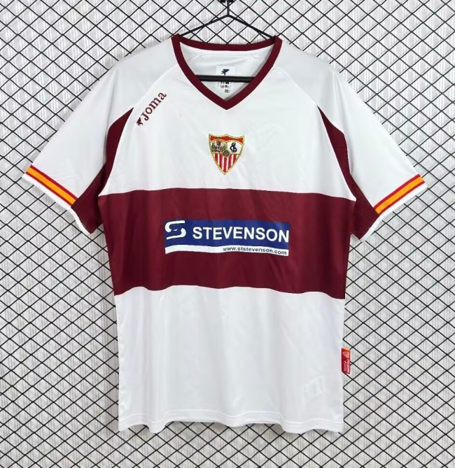 2005-2006 Sevilla UEFA Europa League Retro Soccer Jersey*欧联版