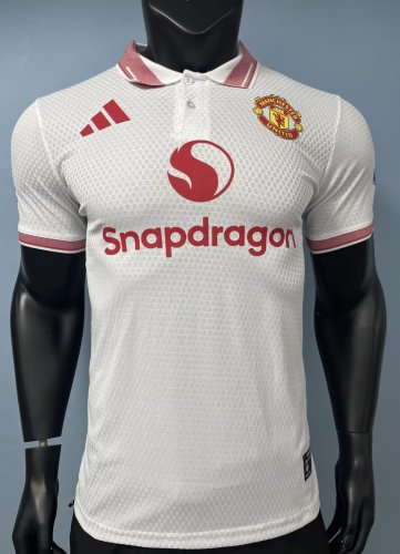 26-27 Man Utd White Special Edition Player Version Soccer Jersey