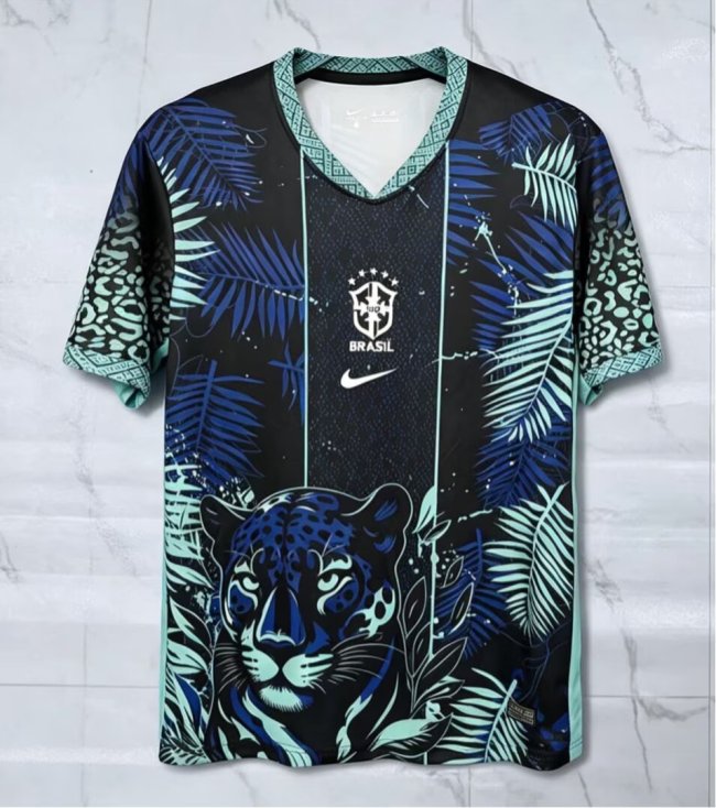 26-27 Brazil Blue Special Edition Fans Soccer Jersey