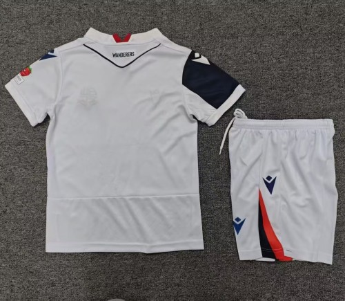 26-27 Bolton Wanderers Home Kids Soccer Jersey