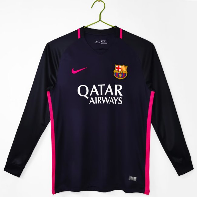 2016-2017 BAR Away Long sleeves Retro Soccer Jersey