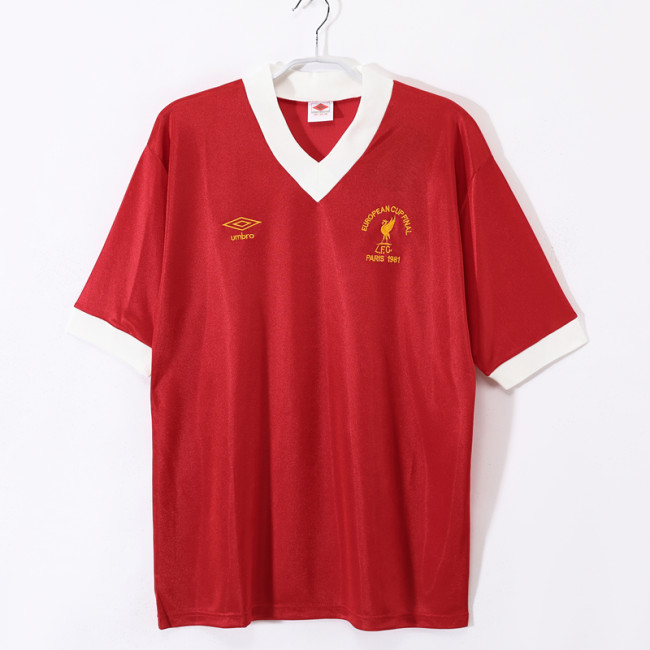 1980-1981 LIV Home Retro Soccer Jersey