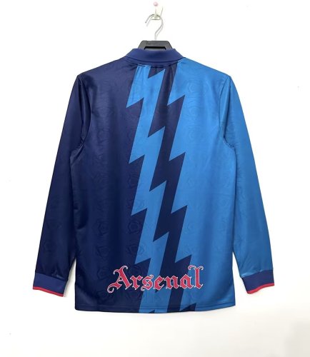 1995-1996 ARS Away Blue Long Sleeve Retro Soccer Jersey
