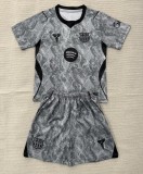 26-27 BAR Gray Goalkeeper Kids Soccer Jersey