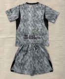 26-27 BAR Gray Goalkeeper Kids Soccer Jersey