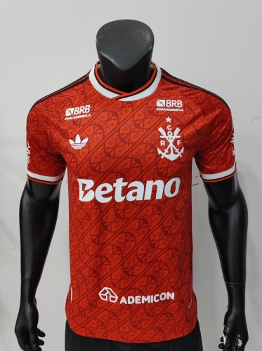 26-27 Flamengo Third (Print Sponsors) Player Version Soccer Jersey*全广告