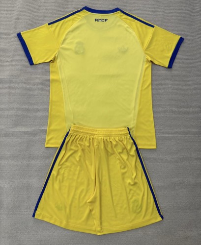 26-27 RMA Yellow GoalKeeper Kids Soccer Jersey